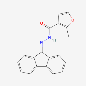 N'-9H-fluoren-9-ylidene-2-methyl-3-furohydrazide