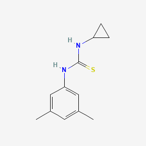 molecular formula C12H16N2S B5819244 N-cyclopropyl-N'-(3,5-dimethylphenyl)thiourea 