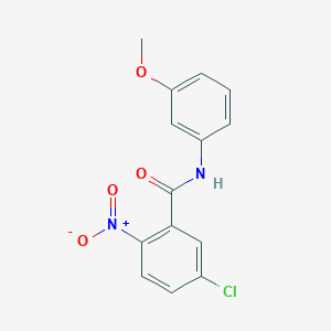 molecular formula C14H11ClN2O4 B5819262 5-chloro-N-(3-methoxyphenyl)-2-nitrobenzamide 