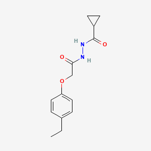 N'-[2-(4-ethylphenoxy)acetyl]cyclopropanecarbohydrazide