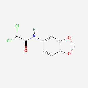 molecular formula C9H7Cl2NO3 B5819349 N-1,3-benzodioxol-5-yl-2,2-dichloroacetamide 