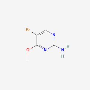 B581935 2-Amino-5-bromo-4-methoxypyrimidine CAS No. 36082-45-8