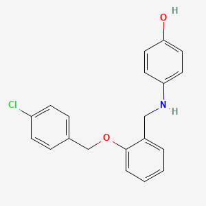 4-({2-[(4-chlorobenzyl)oxy]benzyl}amino)phenol