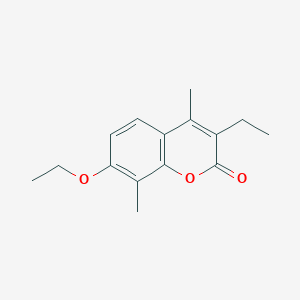 7-ethoxy-3-ethyl-4,8-dimethyl-2H-chromen-2-one