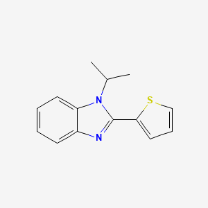 molecular formula C14H14N2S B5819420 1-isopropyl-2-(2-thienyl)-1H-benzimidazole 