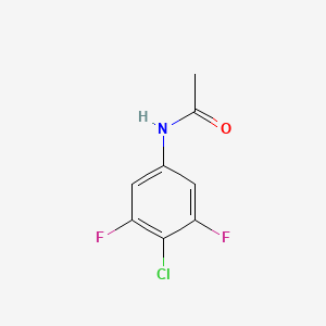 molecular formula C8H6ClF2NO B581945 N-乙酰基-4-氯-3,5-二氟苯胺 CAS No. 457-30-7