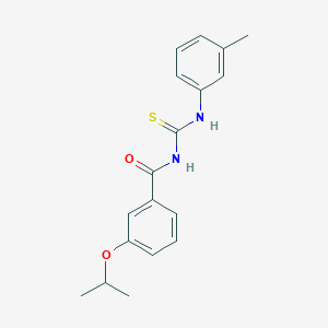 molecular formula C18H20N2O2S B5819454 3-isopropoxy-N-{[(3-methylphenyl)amino]carbonothioyl}benzamide 