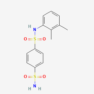 molecular formula C14H16N2O4S2 B5819476 N-(2,3-dimethylphenyl)-1,4-benzenedisulfonamide 