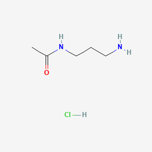 molecular formula C5H13ClN2O B581954 N-(3-Aminopropyl)acetamide HCl CAS No. 53186-44-0