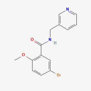 molecular formula C14H13BrN2O2 B5819564 5-bromo-2-methoxy-N-(3-pyridinylmethyl)benzamide 