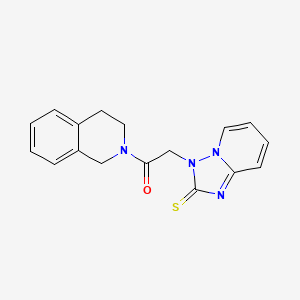 3-[2-(3,4-dihydro-2(1H)-isoquinolinyl)-2-oxoethyl][1,2,4]triazolo[1,5-a]pyridine-2(3H)-thione