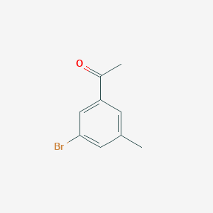 molecular formula C9H9BrO B058197 1-(3-溴-5-甲基苯基)乙酮 CAS No. 1379325-64-0