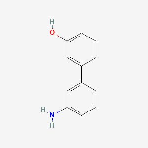 molecular formula C12H11NO B581977 3-(3-Aminophenyl)phenol CAS No. 779341-19-4