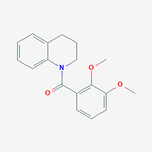 molecular formula C18H19NO3 B5819771 1-(2,3-dimethoxybenzoyl)-1,2,3,4-tetrahydroquinoline 