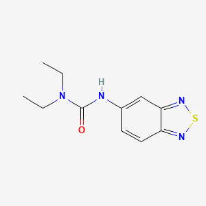 molecular formula C11H14N4OS B5819836 N'-2,1,3-benzothiadiazol-5-yl-N,N-diethylurea 