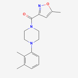 molecular formula C17H21N3O2 B5819868 1-(2,3-dimethylphenyl)-4-[(5-methyl-3-isoxazolyl)carbonyl]piperazine 