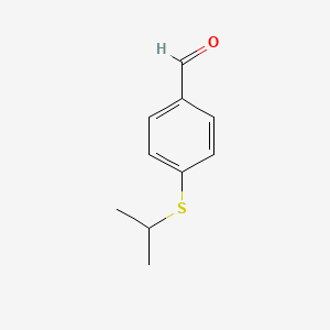molecular formula C10H12OS B581988 4-(Isopropylsulfanyl)benzaldehyde CAS No. 84264-99-3