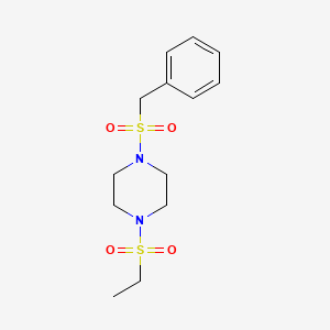 molecular formula C13H20N2O4S2 B5819902 1-(benzylsulfonyl)-4-(ethylsulfonyl)piperazine 