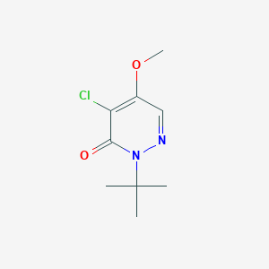molecular formula C9H13ClN2O2 B5819912 2-tert-butyl-4-chloro-5-methoxy-3(2H)-pyridazinone CAS No. 331858-20-9