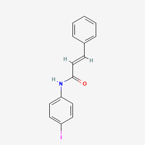 molecular formula C15H12INO B5819929 N-(4-iodophenyl)-3-phenylacrylamide CAS No. 56298-77-2