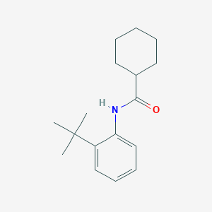 molecular formula C17H25NO B5819988 N-(2-tert-butylphenyl)cyclohexanecarboxamide CAS No. 692262-22-9