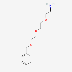 molecular formula C13H21NO3 B582000 2-(Benzyloxyethoxyethoxy)ethylamine CAS No. 86770-75-4