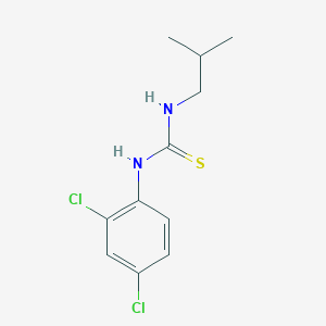 molecular formula C11H14Cl2N2S B5820043 N-(2,4-dichlorophenyl)-N'-isobutylthiourea 