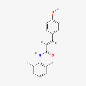 molecular formula C18H19NO2 B5820079 N-(2,6-dimethylphenyl)-3-(4-methoxyphenyl)acrylamide 