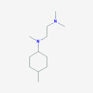 molecular formula C12H26N2 B5820098 N,N,N'-trimethyl-N'-(4-methylcyclohexyl)-1,2-ethanediamine 