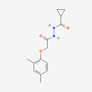 N'-[2-(2,4-dimethylphenoxy)acetyl]cyclopropanecarbohydrazide