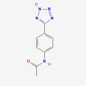 molecular formula C9H9N5O B5820151 N-[4-(2H-tetrazol-5-yl)phenyl]acetamide CAS No. 73096-38-5