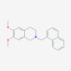 6,7-dimethoxy-2-(1-naphthylmethyl)-1,2,3,4-tetrahydroisoquinoline