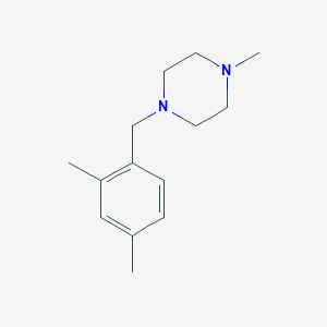 molecular formula C14H22N2 B5820241 1-(2,4-dimethylbenzyl)-4-methylpiperazine 