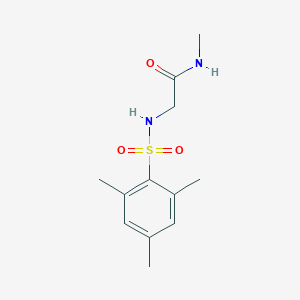 molecular formula C12H18N2O3S B5820260 N~2~-(mesitylsulfonyl)-N~1~-methylglycinamide 