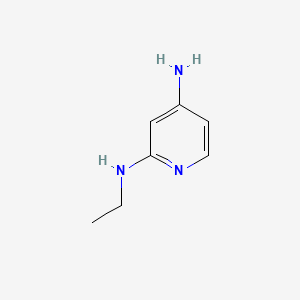 molecular formula C7H11N3 B582034 4-Amino-2-ethylaminopyridine CAS No. 891855-87-1