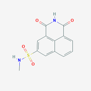 molecular formula C13H10N2O4S B5820345 N-methyl-1,3-dioxo-2,3-dihydro-1H-benzo[de]isoquinoline-5-sulfonamide 