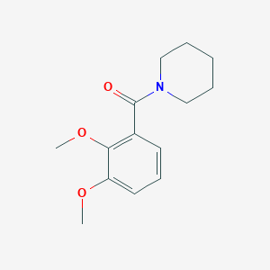 molecular formula C14H19NO3 B5820406 1-(2,3-dimethoxybenzoyl)piperidine 