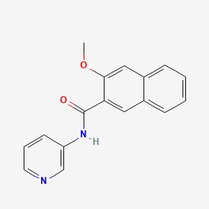 molecular formula C17H14N2O2 B5820416 3-methoxy-N-3-pyridinyl-2-naphthamide 