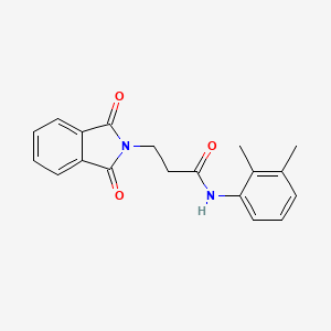 molecular formula C19H18N2O3 B5820477 N-(2,3-dimethylphenyl)-3-(1,3-dioxo-1,3-dihydro-2H-isoindol-2-yl)propanamide 