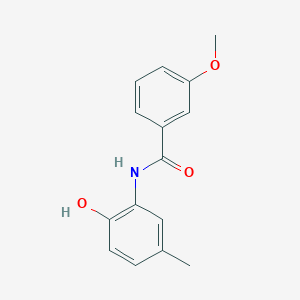 molecular formula C15H15NO3 B5820479 N-(2-hydroxy-5-methylphenyl)-3-methoxybenzamide CAS No. 690984-54-4