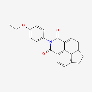 molecular formula C22H17NO3 B5820552 2-(4-ethoxyphenyl)-6,7-dihydro-1H-indeno[6,7,1-def]isoquinoline-1,3(2H)-dione 