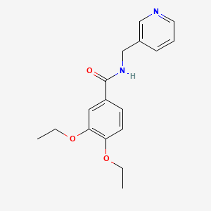 molecular formula C17H20N2O3 B5820559 3,4-diethoxy-N-(3-pyridinylmethyl)benzamide 