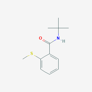molecular formula C12H17NOS B5820592 N-(tert-butyl)-2-(methylthio)benzamide 