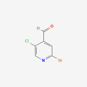 2-Bromo-5-chloropyridine-4-carboxaldehyde