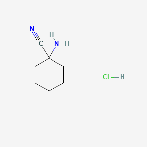 1-Amino-4-methylcyclohexane-1-carbonitrile hcl