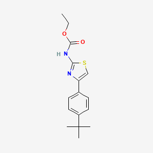 molecular formula C16H20N2O2S B5820664 ethyl [4-(4-tert-butylphenyl)-1,3-thiazol-2-yl]carbamate 