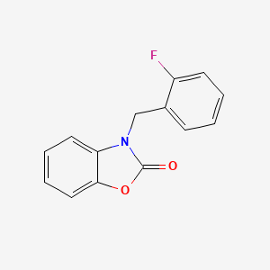 molecular formula C14H10FNO2 B5820666 3-(2-fluorobenzyl)-1,3-benzoxazol-2(3H)-one 