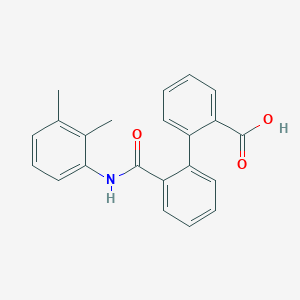 molecular formula C22H19NO3 B5820689 2'-{[(2,3-dimethylphenyl)amino]carbonyl}-2-biphenylcarboxylic acid 