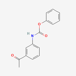 molecular formula C15H13NO3 B5820729 phenyl (3-acetylphenyl)carbamate 