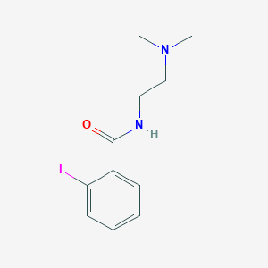 molecular formula C11H15IN2O B5820796 N-[2-(dimethylamino)ethyl]-2-iodobenzamide 